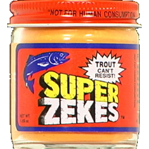 Zeke's 0901 Sierra Gold Floating Trout Bait Jar Cheese Yellow Walmart