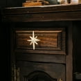 thumbnail image 5 of Zeckos Mid Century Modern Starburst Cast Iron Drawer Pulls Set of 6, 5 of 9