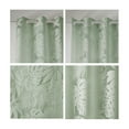 thumbnail image 3 of Palm Leaf Burnout Window Sheer Sage Green 50x84", 3 of 9