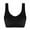 Black No Padding, variant on Large Size Seamless Racerback Sports Bra - No Padding No Wire Lightweight Nylon & Spandex for Maximum Support & Comfort