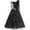 Black, variant on Girls Dress Black Sparkling Tulle Lace Party Prom Gown 6