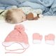 thumbnail image 4 of Guantes para niños Invierno Juego de guantes para niños pequeños Suave cómodo estilo lindo peso ligero conveniente práctico diseño de doble capa para exteriores para ANGGREK Otros, 4 of 8