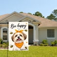 thumbnail image 2 of Amhnf Bee Happy Dog With Bees Garden Flag For Home Outdoor Garden Yard Decor 12x18 inch, 2 of 5