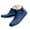 Blue, variant on Mens Deck Boots Saltwater Fishing Rubber Waterproof Ankle Rain Booties Chelsea Slip on Shoes