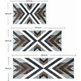 thumbnail image 2 of Farmhouse Kitchen Rug Sets 3 Piece,Brown Black White Non Slip Kitchen Rugs and Mats Set,Boho Geometric Rugs for Floor Washable Kitchen Floor Rugs for Hallway Laundry Room 20x32+20x47+20x59 Inch, 2 of 5