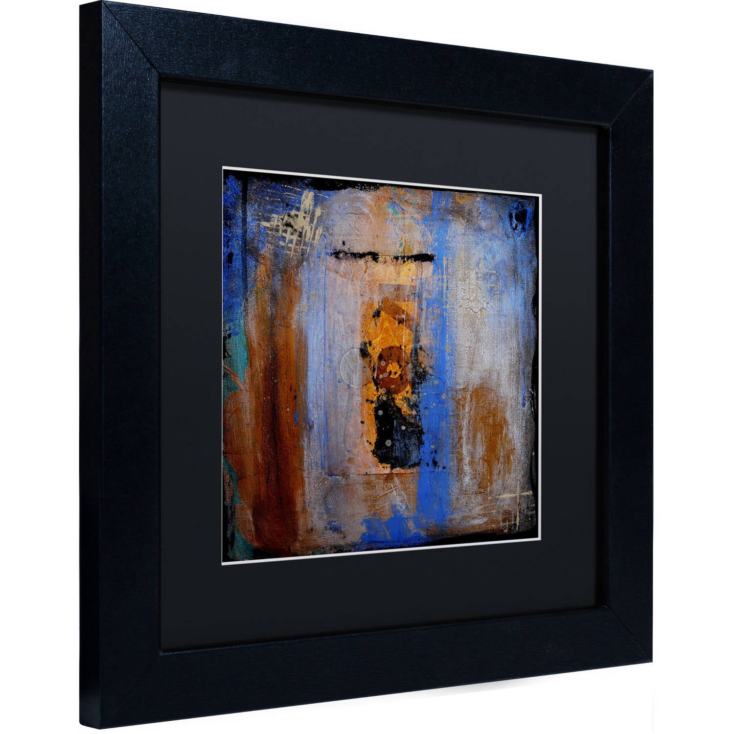 Trademark Fine Art "The Race" Canvas Art by Nicole Dietz Black Matte, Black Frame