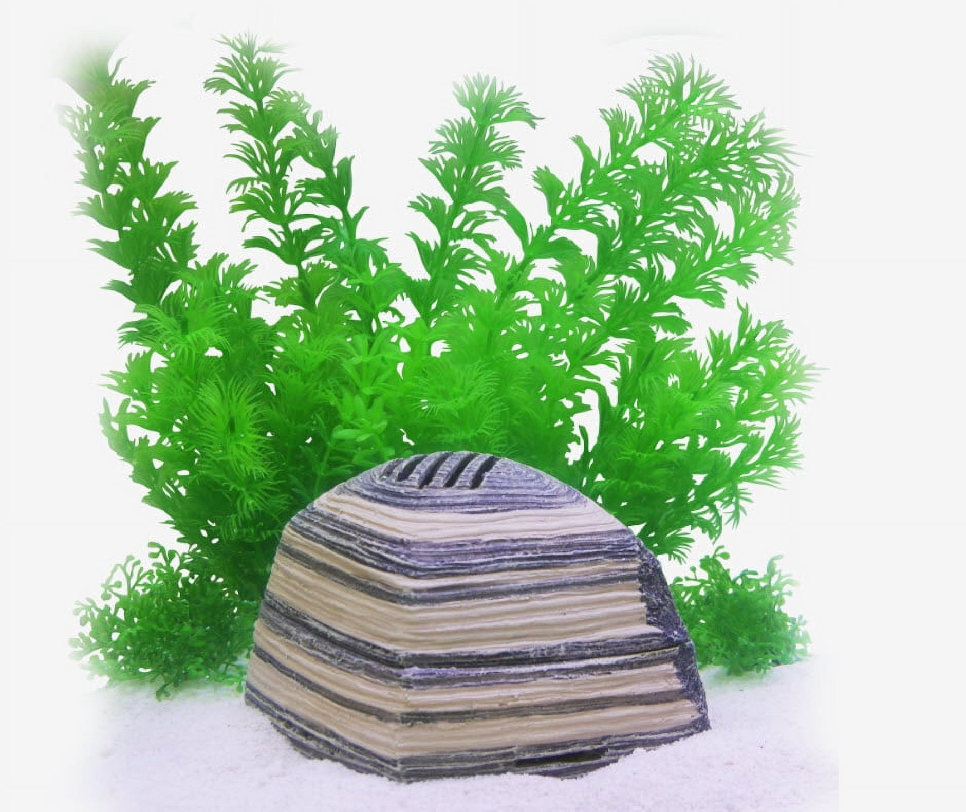 Penn-Plax Striped Rock Aquarium Filter Kit for Clean Aerated Fish Tanks up to 10 Gallons