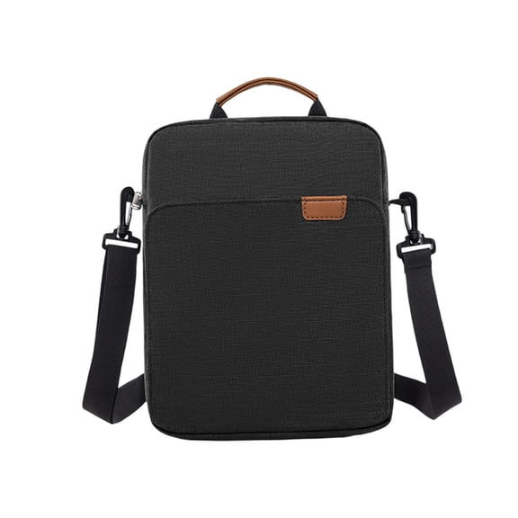Touch Screen Tablet Bag Sleeve Case Wear Resistant Plush Lining Part Handbag S Black