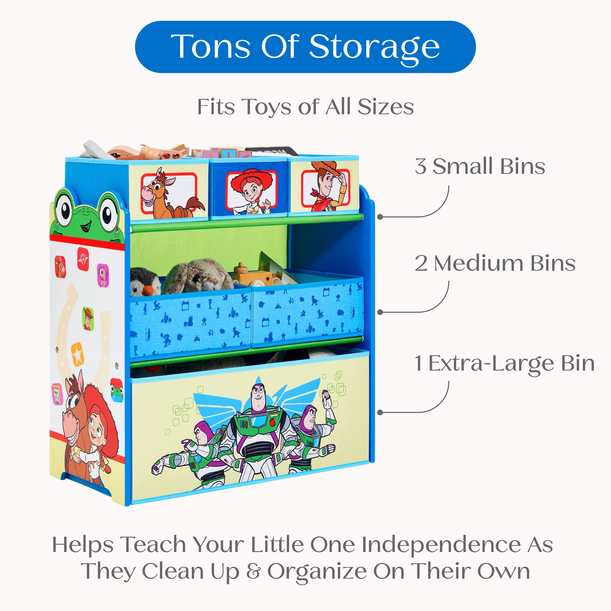 Toy Story Design & Store 6 Bin Toy Storage Organizer by Delta Children