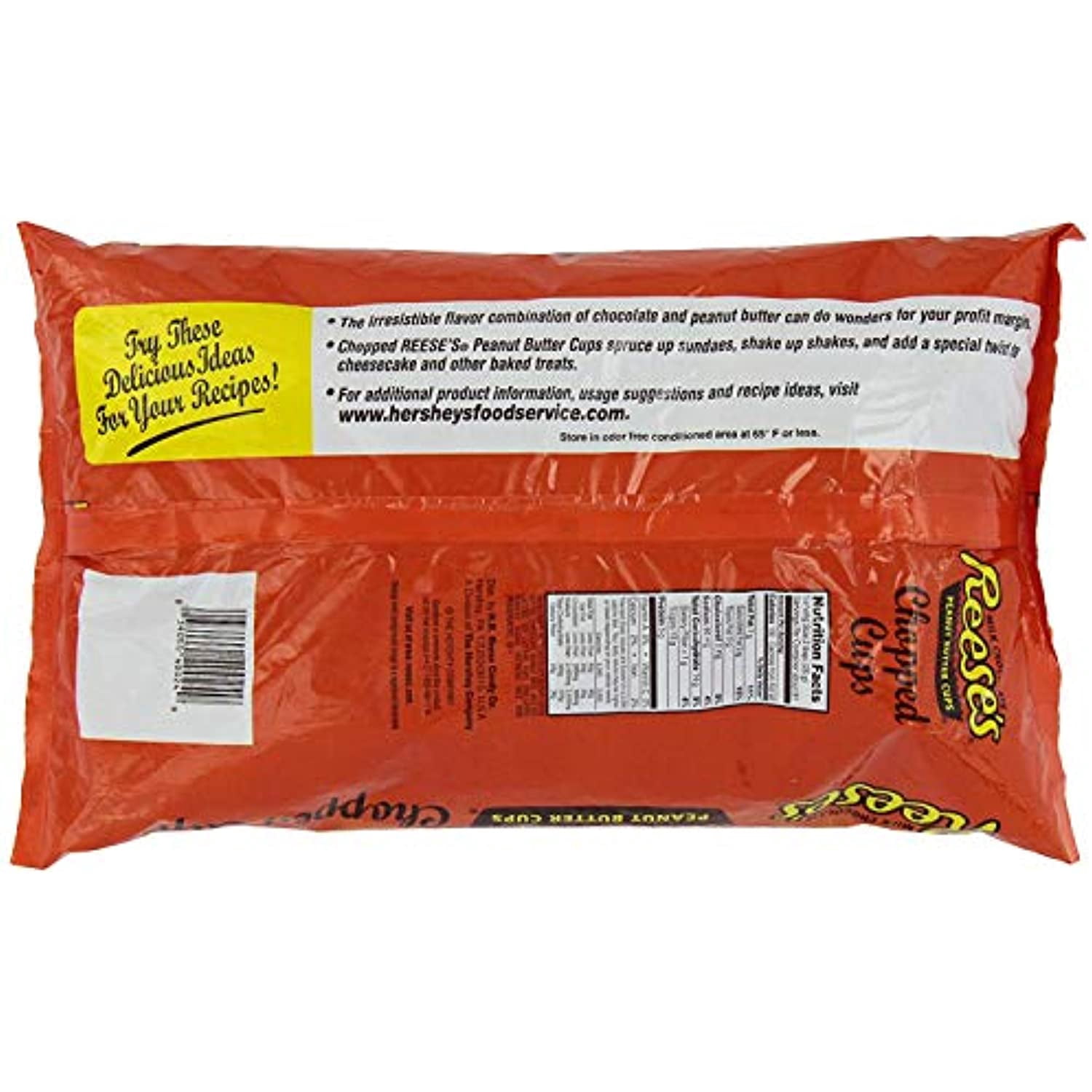 Reeses Milk Chocolate Chopped Peanut Butter Cups, 5 Pound Bags