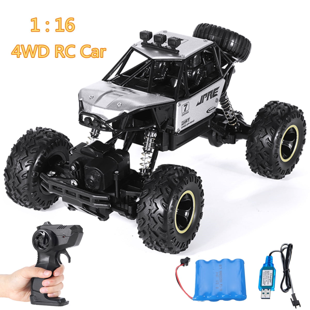 Details about   Racing RC Car Rock Crawler Radio Control Truck  2.4 GHz Drift Buggy Toy Car Kids 