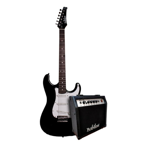 Paquete de Guitarra Eléctrica GUITAR START PACK-BK BABILON negro 123x53x11