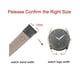 thumbnail image 2 of Correa de reloj de piel de vaca Unique Bargains 12mm Negro, 2 of 6