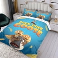 thumbnail image 3 of Pato y Ganso Conjunto de sábanas temático, trío de piezas, cómodo y amigable con la piel, diseño único, regalo de decoración para el hogar para familiares, amigos y fans,140cm *210cm, 3 of 6
