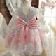 thumbnail image 4 of 9M Vestido de 12m para niña, vestido de 1 año de cumpleaños, vestido de bautizo para recién nacido, vestido para niña pequeña, Vestidos de bautismo para niño pequeño, 4 of 5