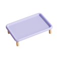 thumbnail image 3 of hengtong Cat Dispenser Raised Stand Cat Water Bowl Dispenser Stand Cat Dispenser Rack Violet, 3 of 9