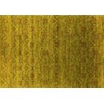 thumbnail image 1 of Ahgly Company Machine Washable Indoor Rectangle Oriental Yellow Industrial Area Rugs, 2' x 3', 1 of 4