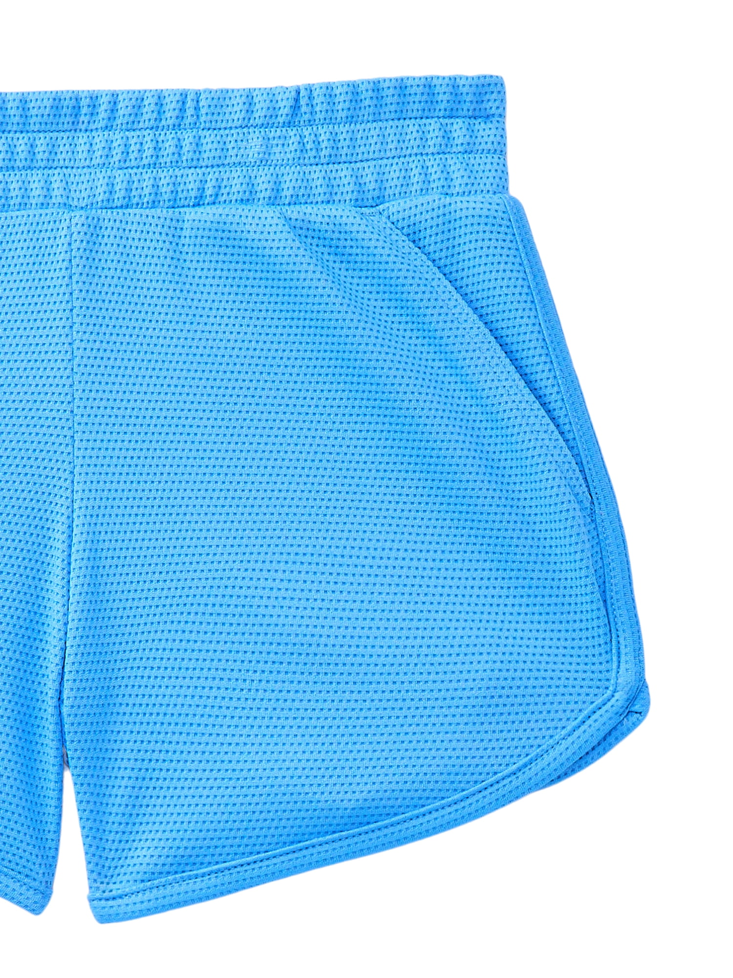 Athletic Works Girls Active Core Shorts, 2-Pack, Sizes 4-18 Plus