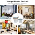 thumbnail image 4 of Flower Bucket Iron 2Pack 4.72x4.72x4.52in, 4 of 7