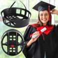 thumbnail image 1 of Inserto de gorro de graduación Inserto de gorro de graduación de plástico Inserto de gorro de graduación antideslizante Diadema que asegura su birrete de graduación para mujeres y hombres, 1 of 9
