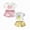 3l-0312-PKYE, variant on Girls' Clothing Sets Size 8 Baby Girl Summer Short Set Female Cute T-Shirt Shorts 4pcs Clothes Outfits