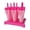 Pink, variant on BPA-Free Silicone Rocket Shape Popsicle Molds - Fun and Safe Ice Cream and Frozen Dessert Makers for Summer Gatherings