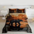 thumbnail image 2 of Castle Fairy Animal Bear Bedding Comforter Set 2pcs for Female Men Women,Jungle Wildlife Twin Comforter Sets Microfiber,Moutain Woodland Breathable Bedding Set,Super Cozy Room Decor,Reversible, 2 of 8