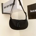 thumbnail image 2 of Bolsa De Hombro Bolso De Hombro Compuesto Nylon Almohada Bolso Bandolera Mujer Ocio Diario (Negro) Likrtyny Para Estrenar, 2 of 3