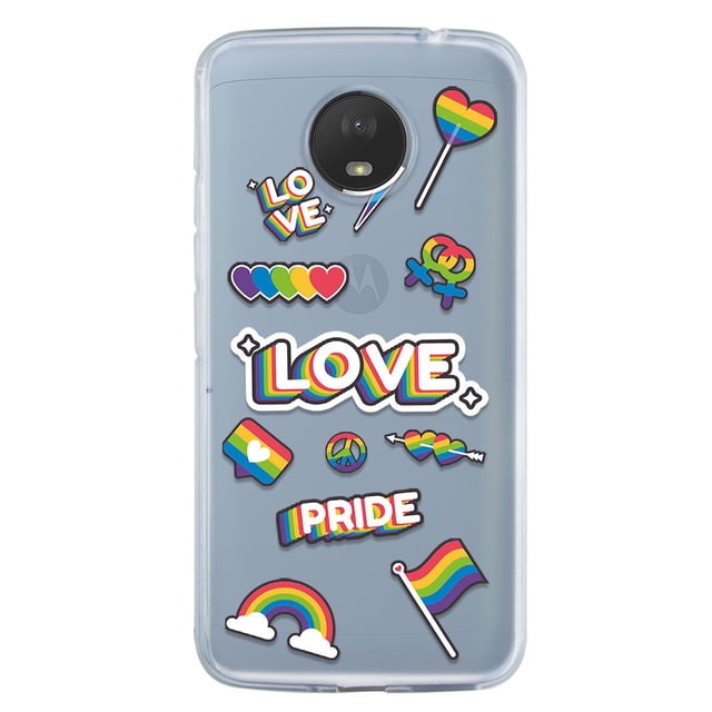 Funda Para Moto E4 Plus Pride LGBTT Love, Uso Rudo, InstaCase Protector para Moto E4 Plus Antigolpes, Case Pride LGBTT Love