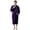 Dark Purple, variant on Men's Towel Robe, Soft Absorbent Kimono Bathrobe, Quick Dry – L/XL, Grey