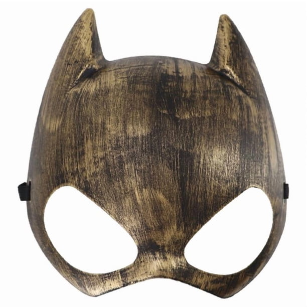 Máscara de gato para juego de rol, accesorio fotográfico para mujeres, suministros para cumpleaños, máscara de animal Oro