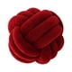 thumbnail image 2 of Nudo Almohada Bola Gruesa Cómoda Almohadas Anudadas Para Sala De Estar Hogar Sofá Rojo, 2 of 9