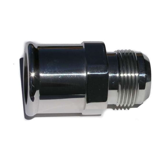 Meziere WA16150U -16 AN Male to 1.5 in. Polished Hose Fitting