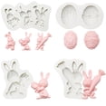 thumbnail image 2 of MesaSe 3D Rabbit Easter Bunny Silicone Cake Molds Fondant Resin Molds Cake Tools Pastry, 2 of 4