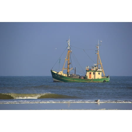 - Framed Art For Your Wall Coast North Sea Sea Fishing Boat Fishing 10x13 Frame