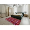 thumbnail image 5 of Ahgly Company Machine Washable Indoor Rectangle Transitional Valentine Red Area Rugs, 5' x 7', 5 of 7