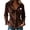 Brown, variant on Women Western Fringe Jacket 2026 Fall Lapel Collar Button down Long Sleeve Shirt Coat with Pockets Brown XXL