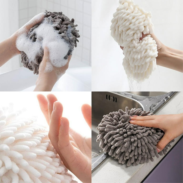 Chenille Wiping Hand Towel For Kitchen Bathroom, New Year
