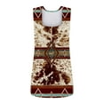 thumbnail image 4 of JGGSPWM Womens Cozy Tank Tops Modern Tshirts Ethnic Aztec Blouse Square Neck Camisole Trendy Vest Sleeveless Shirts Brown M, 4 of 4