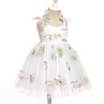 thumbnail image 3 of IDOPIP Toddler Baby Girls Tutu Dress Birthday Party Princess Dresses Floral Sequin Tulle Sundress for 6M-6Y, 3 of 8