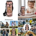 thumbnail image 5 of Yspwyqan Girls Backpack and Lunch Box Set, Pink Donut Strawberry Capybara Backpack Set Kids Girls 4 Piece, Lightweight Trendy Front Pocket Schoolbag Fits 14" Laptop for Middle School, 5 of 7