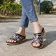 thumbnail image 1 of Nuevas sandalias y pantuflas bordadas con cuña para exteriores para mujer Wmkox8yii ytu4259, 1 of 7