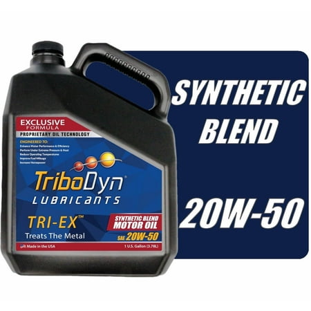 TriboDyn TRI-EX Synthetic Blend Motor Oil - 1 Gallon Bottle