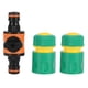 thumbnail image 2 of Conector de manguera, 3 piezas/juego, adaptador de manguera tipo americano, conectores rápidos para jardín, funcionalidad inteligente, 2 of 12
