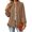 Beige, variant on Women's Solid Color Fashion Casual Buttoned Puff Sleeve Flared Corduroy Long Sleeve Coat