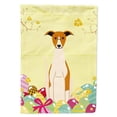 thumbnail image 1 of Carolines Treasures BB6099GF Drapeau de Taille de Jardin Whippet Oeufs de Pâques, 1 of 3