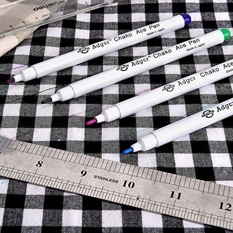Disappearing Fabric Marker Pen For Sewing Art Washable Art And Lettering  Pen Wet Erasable Pen Disappearing Fabric Marker Pen For Sewing Art Washable