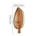 thumbnail image 2 of FHBVT Leaf Shape Wood Food Tray, Unique Decorative Storage Tray, Large Capacity for Serving Fruit, Bread, Snacks, and Tea, Ideal for Living Room, Kitchen, Dining Table and Party Decor, 2 of 2