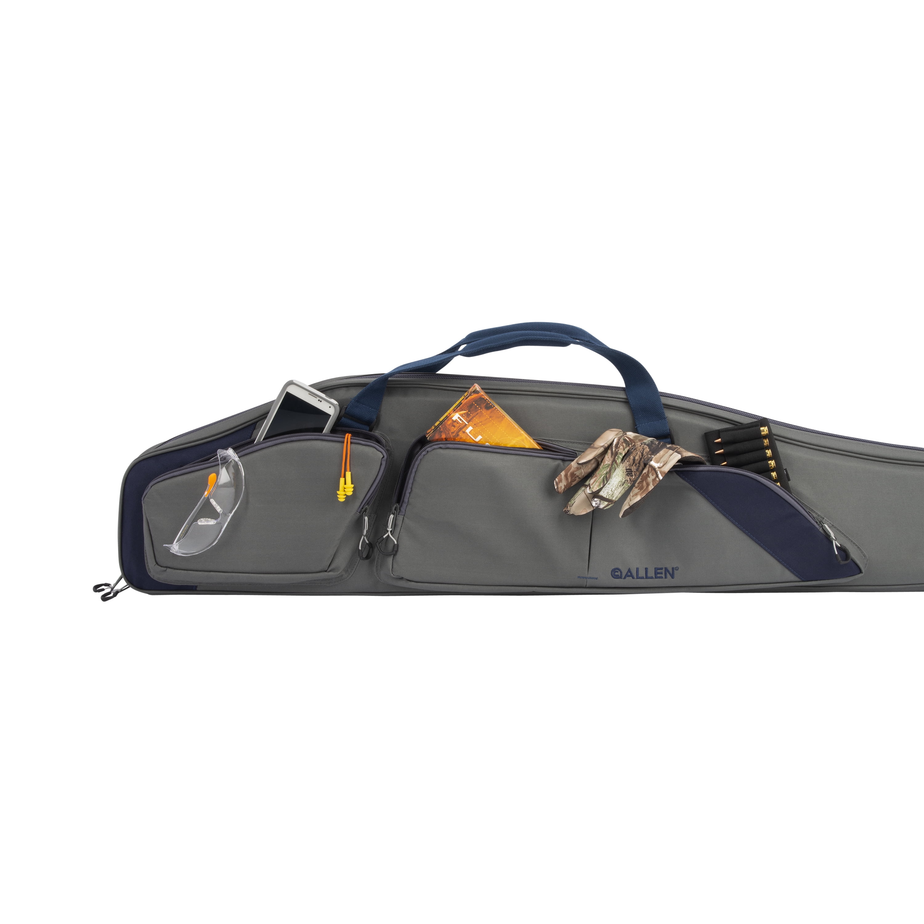 Allen Company 50" Kenosha Rifle Soft Case, Gray, Polyester, 642-50