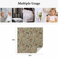thumbnail image 5 of Vintage Spring Floral Cloth Napkins, Farmhouse Flowers Green Vintage Washable and Reusable Dinner Napkins Set of 6, Table Napkin for Kitchen Party Birthday Wedding Hotel Housewarming 20"x20", 5 of 9